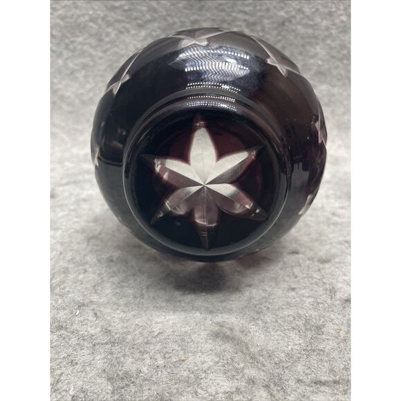 Lady Anne Amethyst GORHAM CRYSTAL Set of 2 Cut to Clear Votive Candle Holders - Picture 7 of 10